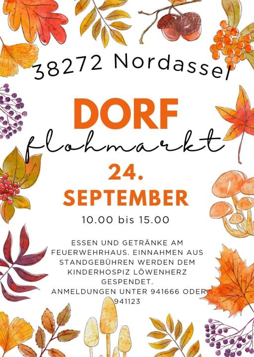  Dorfflohmarkt in 38272 Nordassel am 28.9.2025 - Foto 1