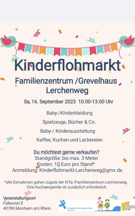 Kinderflohmarkt im Monheimer Grevelhaus - Foto 1