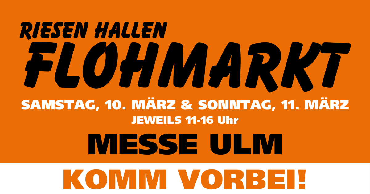  Ulmer Hallen Flohmarkt - der Sammlermarkt in der Messe Ulm - Foto 1