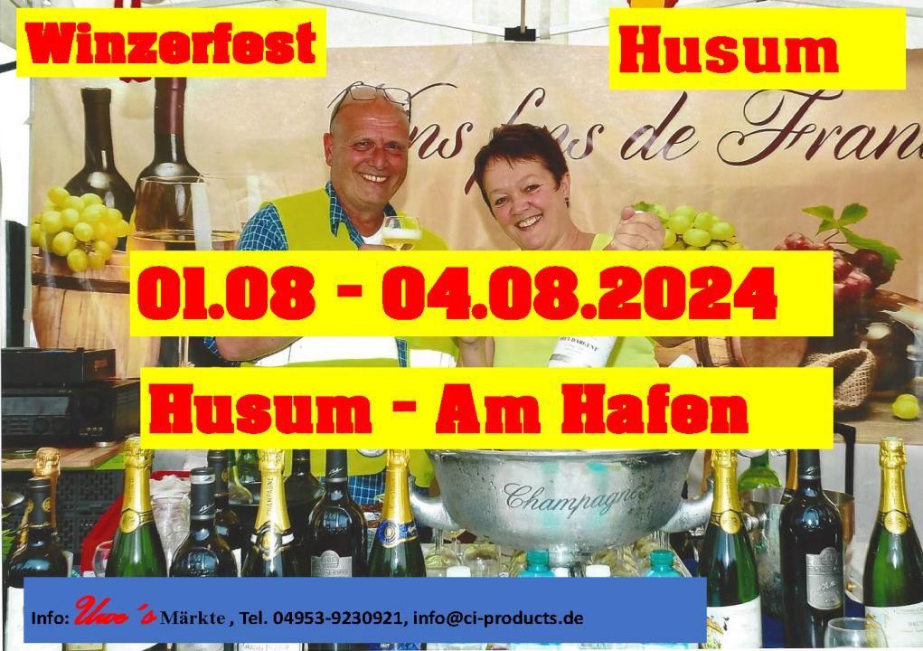  Husum Weinfest am Hafen 2024 - Foto 1
