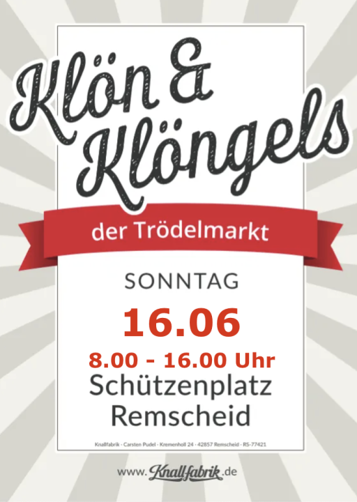  Klön & Klöngels Trödelmarkt auf dem Schützenplatz Remscheid - Foto 1