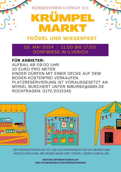  Krümpelmarkt - Trödelmarkt und Wiesenfest - TERMINÄNDERUNG - Foto 1