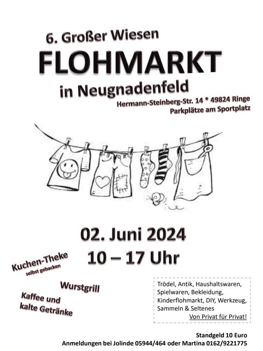  6. Großer Wiesenflohmarkt Neugnadenfeld - Foto 1