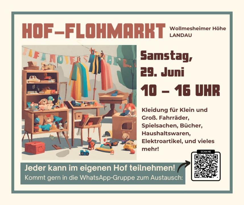  Hof-Flohmarkt Landau Wollmesheimer Höhe - Foto 1