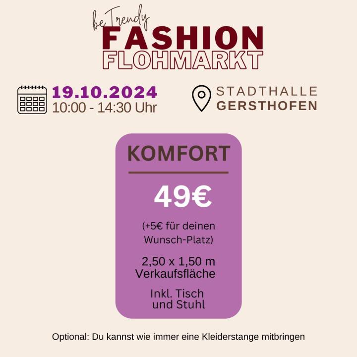  1. beTrendy Fashion Flohmarkt in Gersthofen - Foto 2