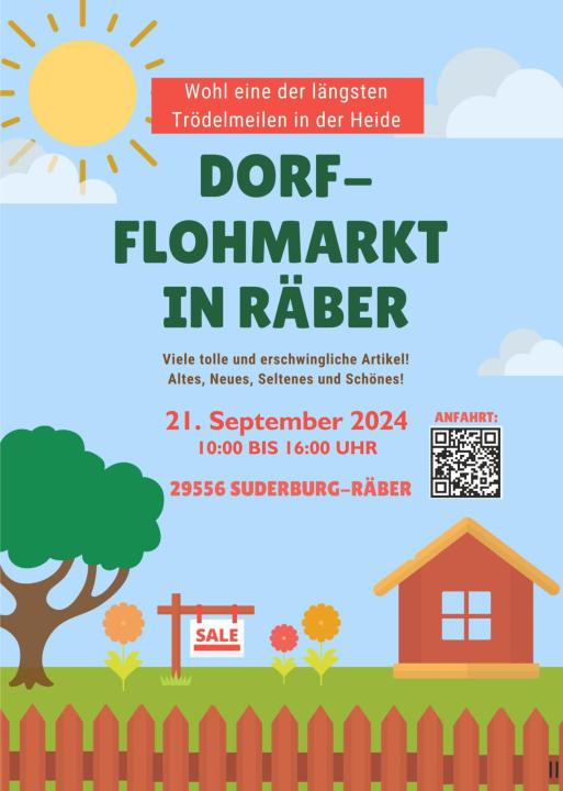  21.09.24 Dorfflohmarkt 29556 Räber - Foto 1