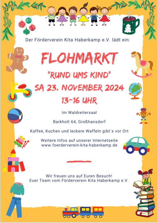  Flohmarkt Rund ums Kind - Waldreitersaal Großhansdorf - Foto 1