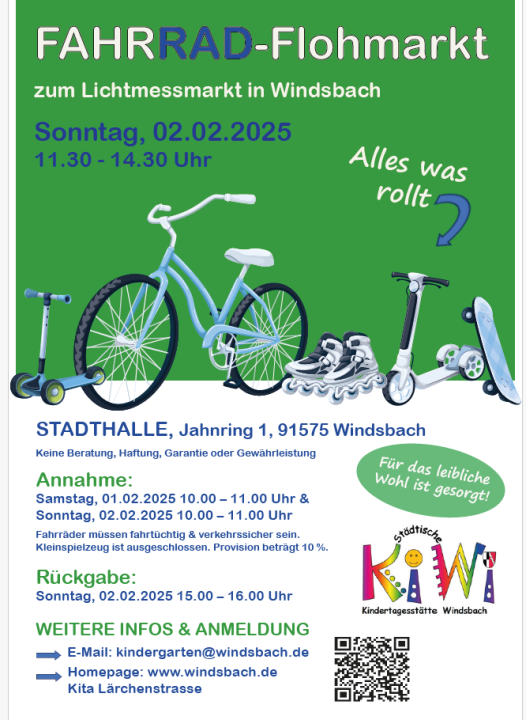  Fahrrad Flohmarkt "alles was rollt" Windsbach - Foto 1