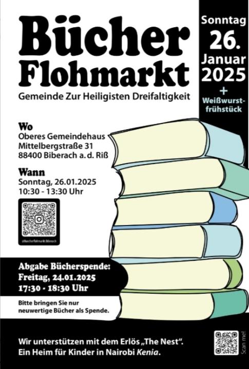  Bücherflohmarkt mit Weißwurstfrühstück in Biberach - Foto 1