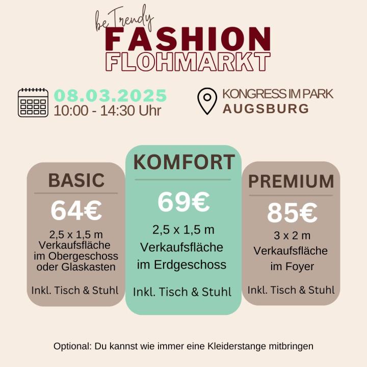  9. beTrendy Fashion Flohmarkt in Augsburg - Foto 2