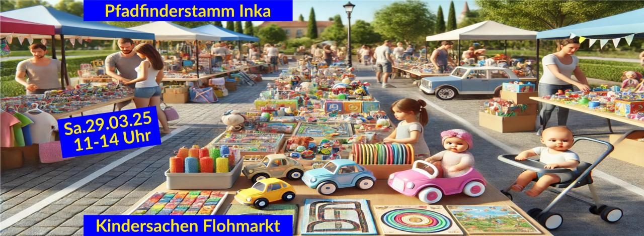  Kindersachen Flohmarkt der Pfadfinderstammes Inka - Foto 1