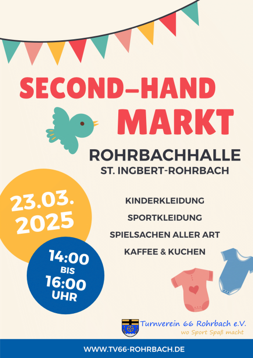  Second Hand in der Rohrbachhalle, St. Ingbert-Rohrbach - Foto 1