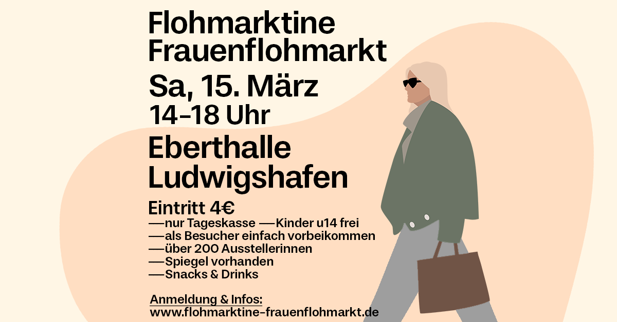  Flohmarktine Frauenflohmarkt in der Eberthalle in Ludwigshafen am 15. März! - Foto 1