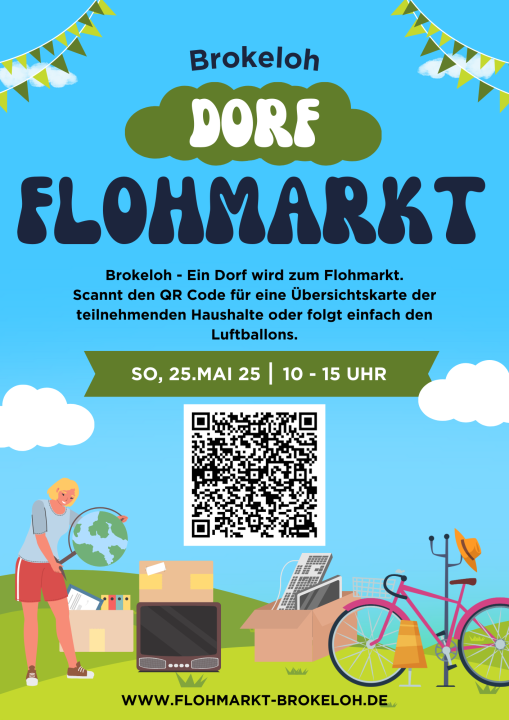  Dorf Flohmarkt Brokeloh - Foto 1