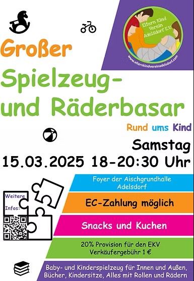  Adelsdorf Großer Spielzeug- und Räderbasar Frühjahr 2025 - Foto 1