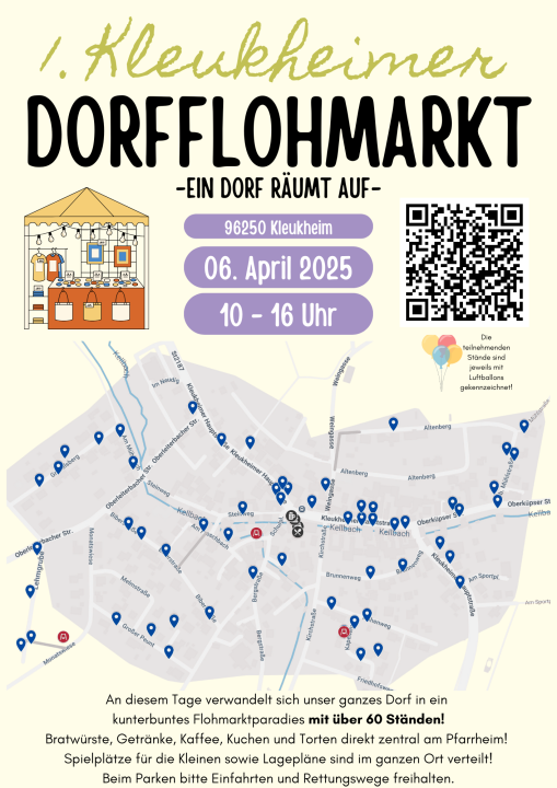  1. Kleukheimer Dorfflohmarkt am 06.04.2025 - Foto 1