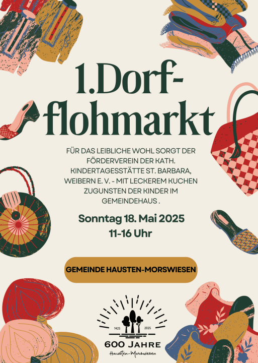 1. Dorfflohmarkt Hausten - Foto 1
