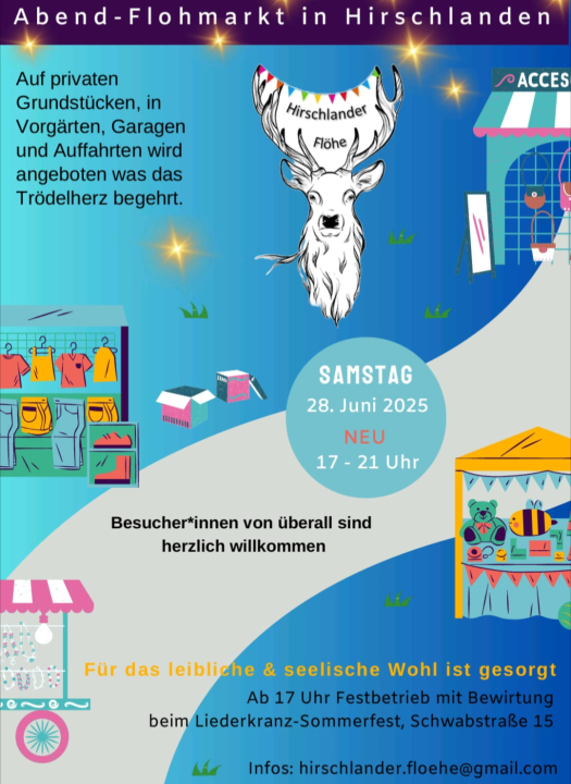 Hirschlander Flöhe - Abendflohmarkt - Foto 1