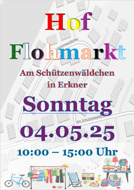 Großer privater Hofflohmarkt in Erkner - Foto 1