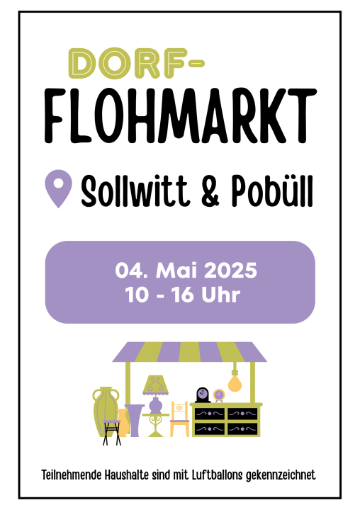Dorfflohmarkt Sollwitt & Pobüll - Foto 1
