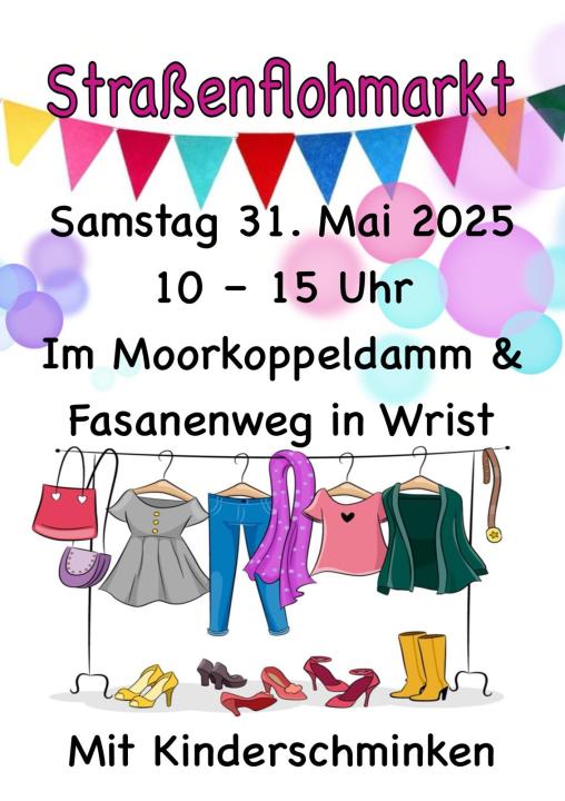 Straßenflohmarkt Wrist - Foto 1