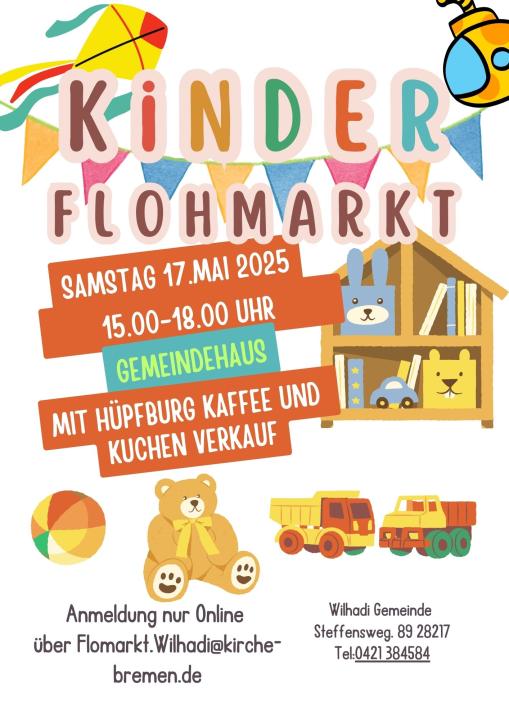 Kinder Flohmarkt der Ev. Wilhadi Gemeinde - Foto 1