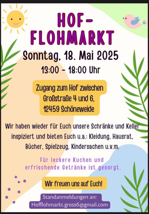 Privater Hofflohmarkt - Foto 1