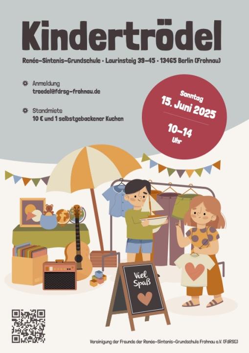 Kindertrödel der Renée-Sintenis-Grundschule in Frohnau - Foto 1