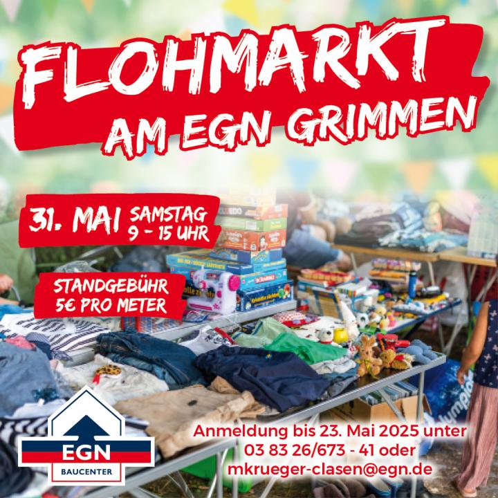 Flohmarkt am EGN Baumarkt Grimmen - Foto 1