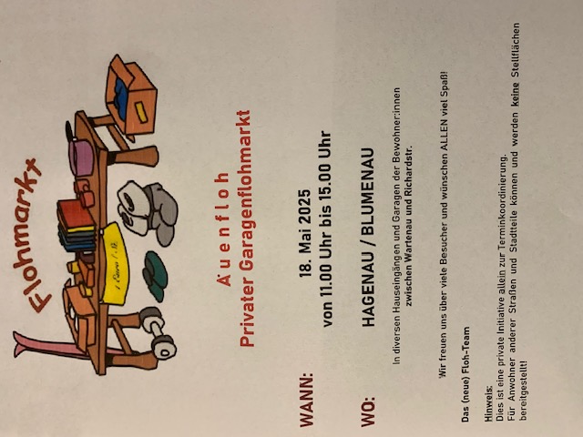  Auenfloh - Garagenflohmarkt der Anwohner - Foto 1
