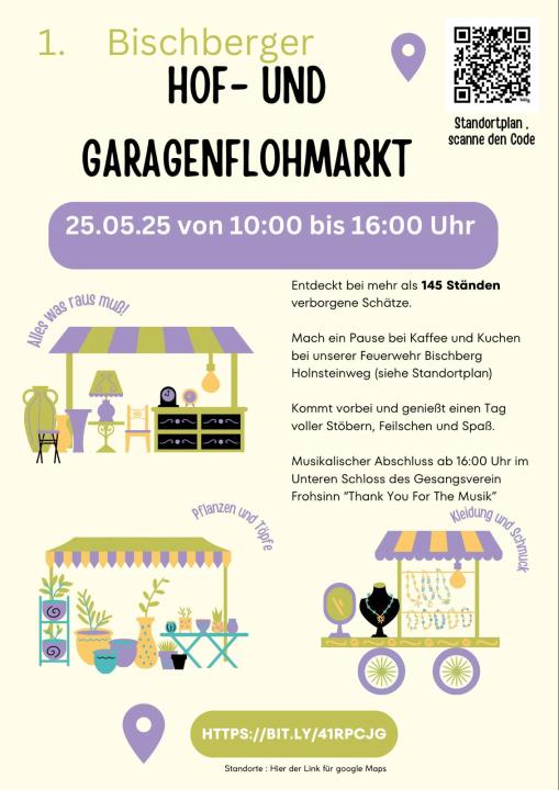 1. Bischberger Hof- & Garagenflohmarkt - Foto 1