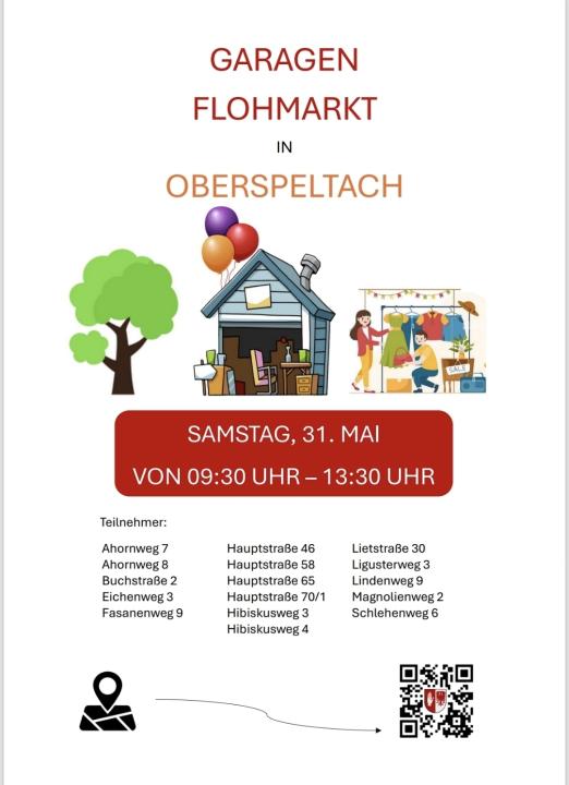 1. Oberspeltacher Garagenflohmarkt - Foto 1