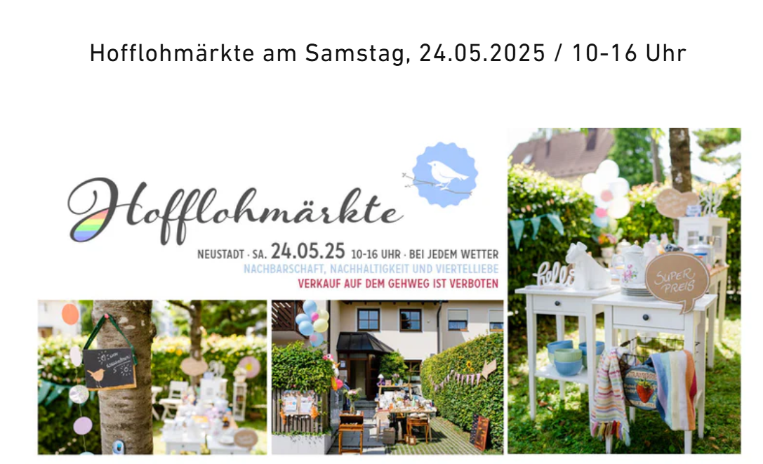 Hofflohmarkt Mainzer Neustadt, unterschiedliche Höfe - Foto 1