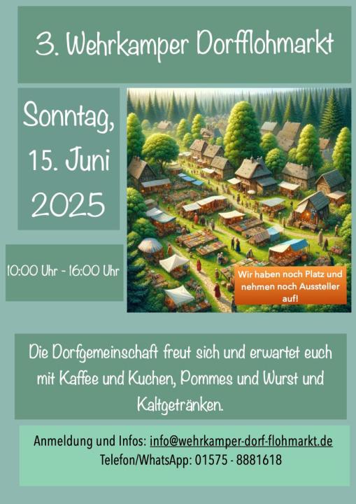 Wehrkamper Dorfflohmarkt - Foto 1