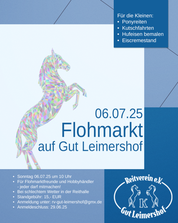 Flohmarkt für Pferdeliebhaber mit Trödel und Kusthandwerk - jeder darf mitmachen! - Foto 1