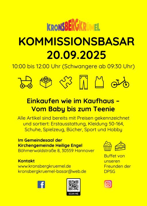 Kinder-Kommissionsbasar der Kronsbergrkümel e.V. - Foto 1