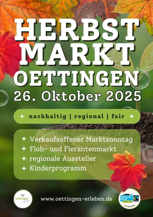  Herbstmarkt in Oettingen am 26. Oktober 2025 - Foto 1