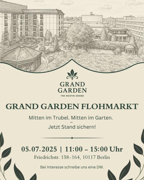 Flohmarkt im Grand Garden des Westin Grand Berlins - Foto 1