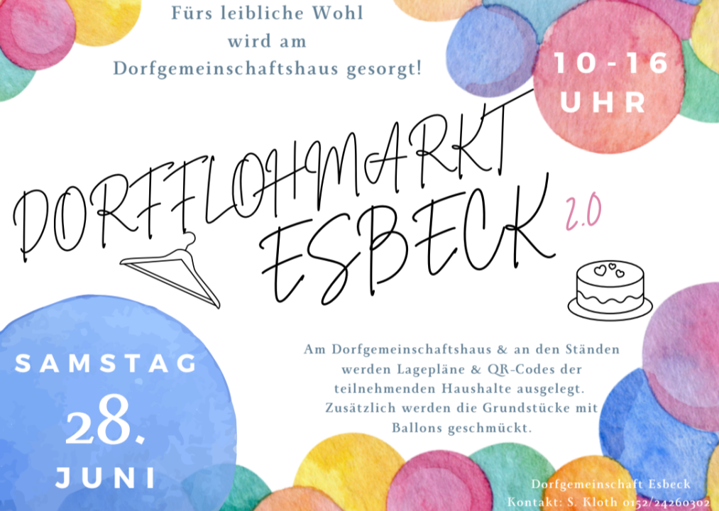 Dorfflohmarkt Esbeck - Foto 1