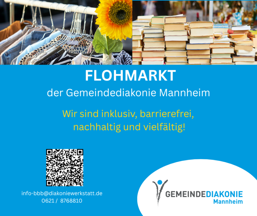 1. Inklusiver Flohmarkt der Gemeindediakonie Mannheim - Foto 1