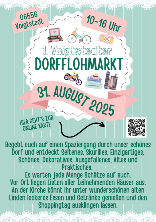 1. Voigtstedter Dorfflohmarkt - Foto 1