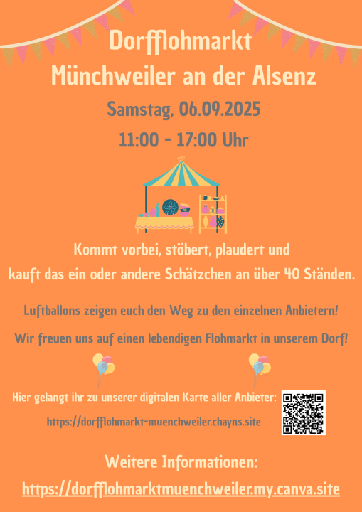  Dorfflohmarkt mit über 50 Anbietern in Münchweiler an der Alsenz - Foto 1
