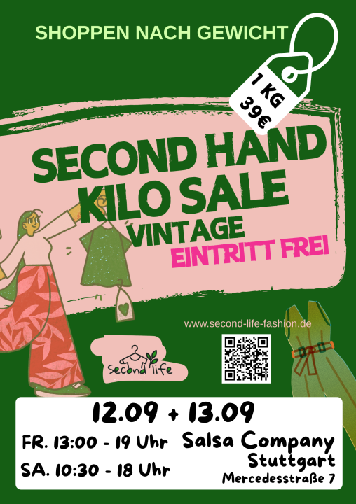 Secondhand Vintage Kilo Sale Stuttgart Pop-up Event - Foto 1