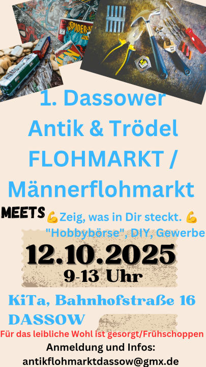 1. Antik- und Trödelmarkt/Männerflohmarkt - Foto 1
