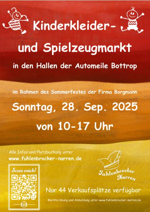 Kinderkleider- und Spielzeugmarkt in der Automeile Bottrop - Foto 1