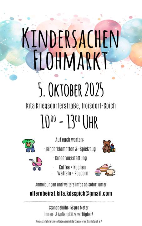 Kindersachen Flohmarkt - Foto 1