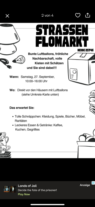  Strassenflohmarkt Flohmarkt - Foto 1