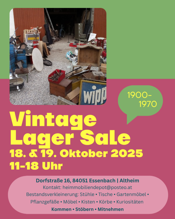 Großer Vintage Lager Abverkauf - Foto 1