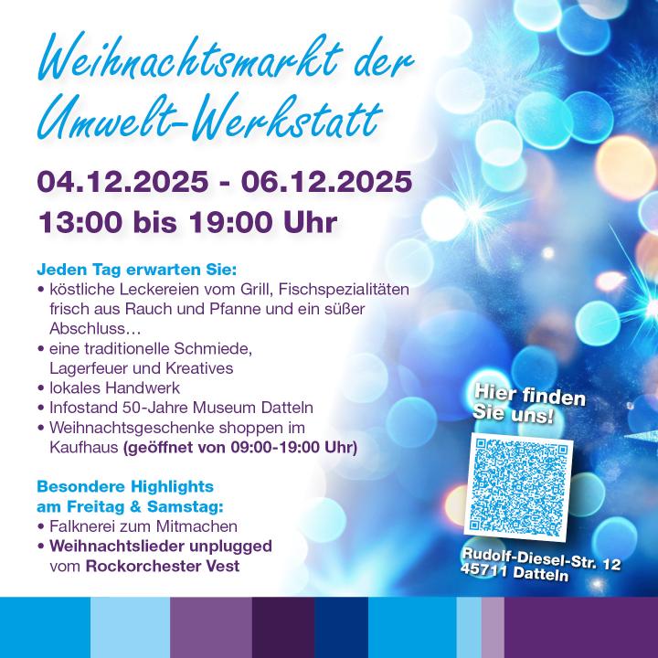 Weihnachtsmarkt an der Umwelt-Werkstatt - Foto 1
