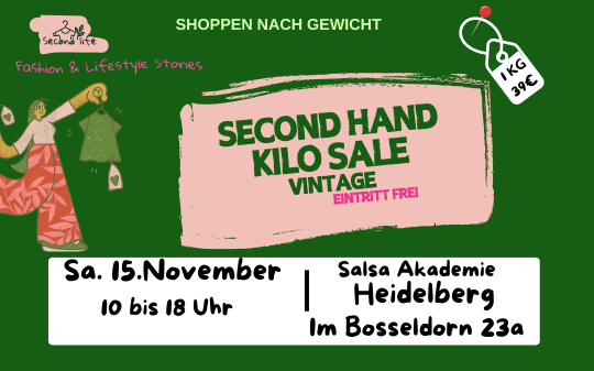  Secondhand Vintage Kilo Sale Event Heidelberg Pop-up - Foto 1
